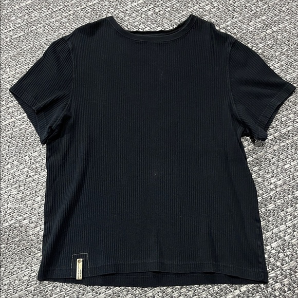 Point Zero | Men’s Black Ribbed Muscle Shirt - Picture 1 of 10